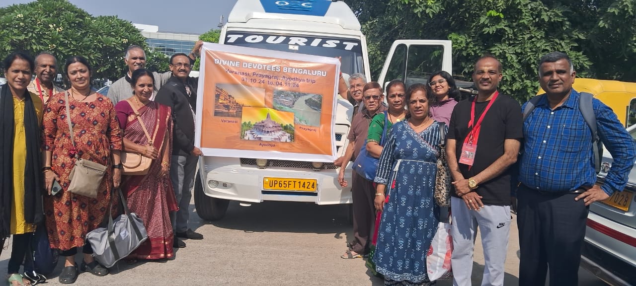 Devotees from Bengaluru